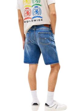 Bermuda Tommy Jeans Isaac blu per uomo