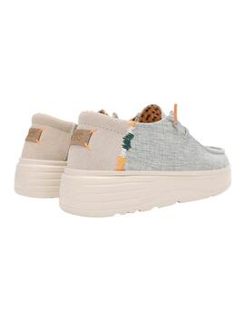 Scarpe da ginnastica Walkin Pitas Poppy verde per donna