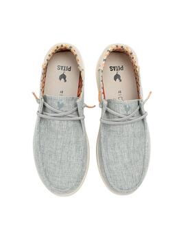 Scarpe da ginnastica Walkin Pitas Poppy verde per donna