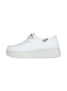 Scarpe da ginnastica Walkin Pitas Natal bianche per donna.