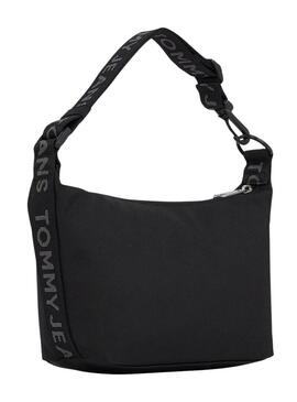 Borsa a tracolla nera Tommy Jeans Daily Shoulder per donna