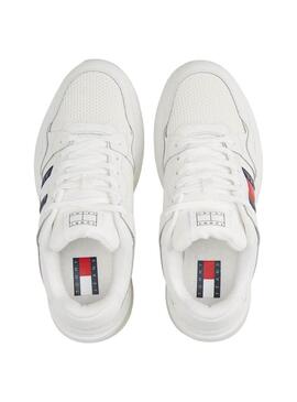 Sneakers Tommy Jeans Retrocasual bianche per uomo