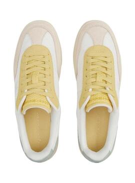 Sneakers Tommy Jeans Heritage pastello per donna