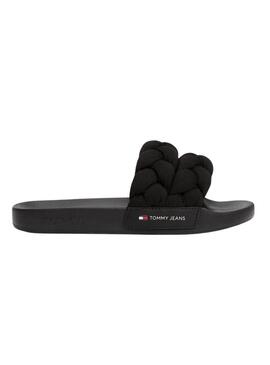 Sandali Tommy Jeans Braided neri per donna