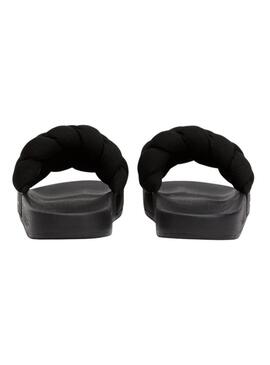 Sandali Tommy Jeans Braided neri per donna