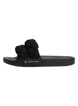 Sandali Tommy Jeans Braided neri per donna