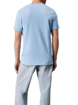 Maglietta Calvin Klein Jeans Monologo blu per uomo