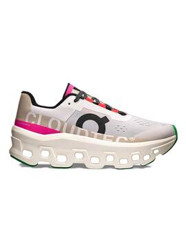Scarpe On Running Cloudmonster bianche per donna