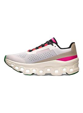 Scarpe On Running Cloudmonster bianche per donna