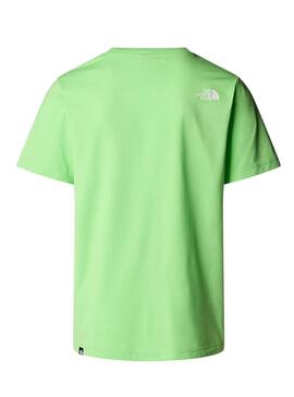Maglietta The North Face Easy verde per uomo