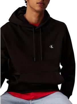 Felpa Calvin Klein Jeans Painted nera per uomo
