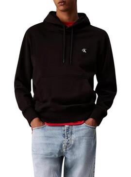 Felpa Calvin Klein Jeans Painted nera per uomo
