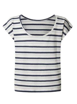 Maglietta Pepe Jeans Vanessa blu per donna