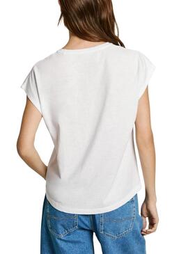 Maglietta Pepe Jeans Viti bianca per donna