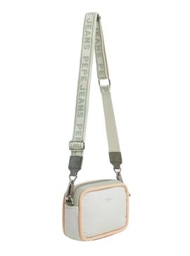 Borsa Pepe Jeans Brianae Bloom verde per donna