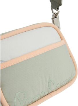 Borsa Pepe Jeans Brianae Bloom verde per donna