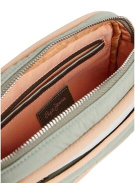 Borsa Pepe Jeans Brianae Bloom verde per donna