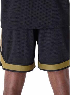 Shorts New Era San Francisco 49ers NFL in mesh nero per uomo