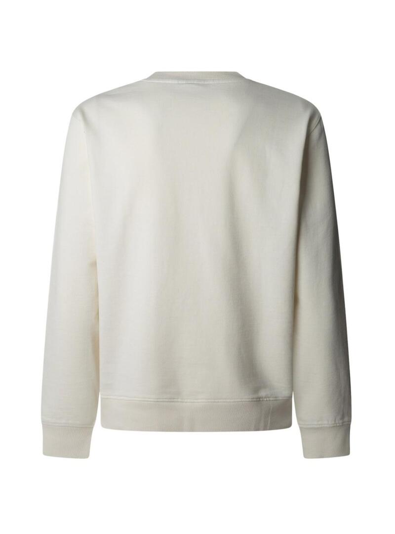 Felpa Pepe Jeans Dumas beige per uomo
