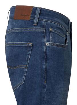 Pantaloni in denim Pepe Jeans Finsbury blu per uomo