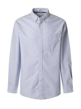 Camicia Pepe Jeans Andrew blu per uomo