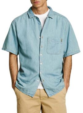 Camicia Pepe Jeans Mace in denim per uomo