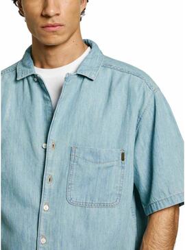 Camicia Pepe Jeans Mace in denim per uomo