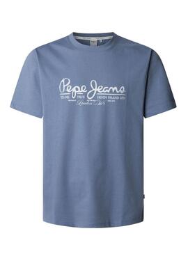 Maglietta Pepe Jeans Dumas blu per uomo