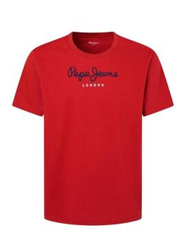 Maglietta Pepe Jeans Eggo rossa per uomo