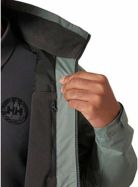 Giubbotto verde Helly Hansen Midlayer per uomo