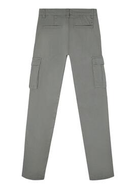 Pantaloni cargo verde Silbon per uomo