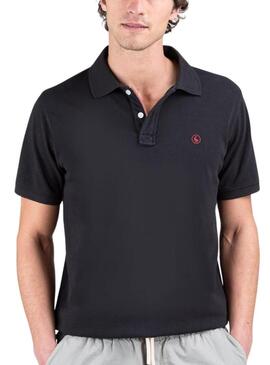 Polo Il Ganso basico nero per uomo