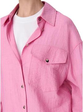 Camicia Only Tania rosa da donna