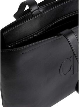 Borsa Calvin Klein Jeans Tote nera per donna