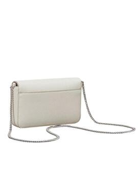 Borsa Calvin Klein Jeans Minimal monogram bianca per donna