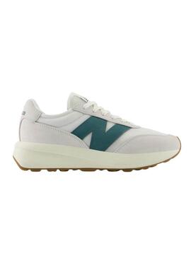 Sneakers New Balance 370 CC bianche e verdi per uomo e donna