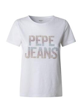 Maglietta Pepe Jeans Victoria bianca per donna