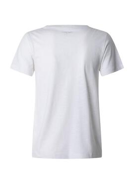 Maglietta Pepe Jeans Victoria bianca per donna