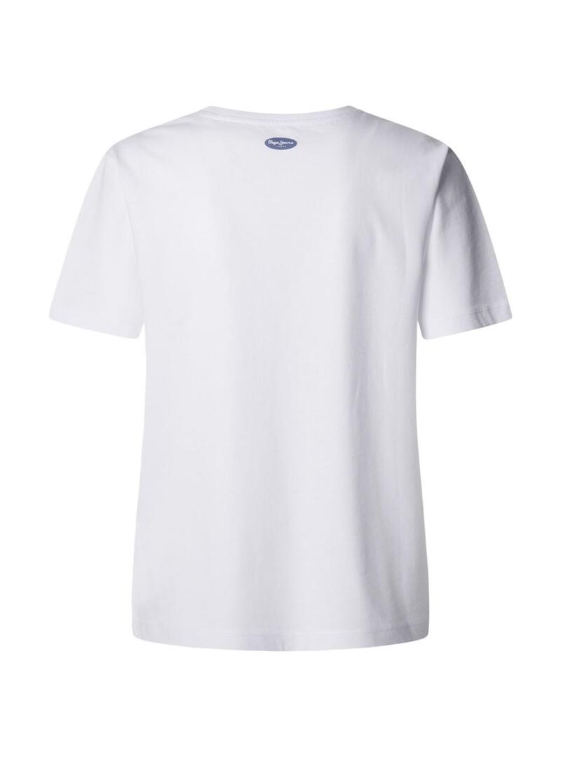 Maglietta Pepe Jeans Venusa bianca per donna