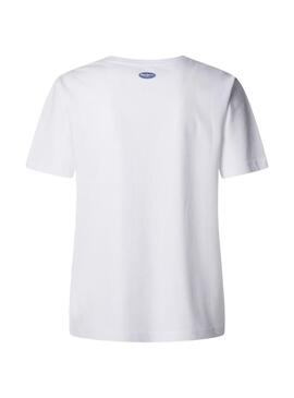 Maglietta Pepe Jeans Venusa bianca per donna