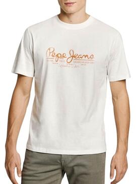 Maglietta Pepe Jeans Dumas bianca per uomo