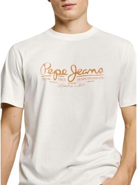Maglietta Pepe Jeans Dumas bianca per uomo