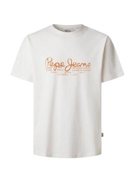 Maglietta Pepe Jeans Dumas bianca per uomo