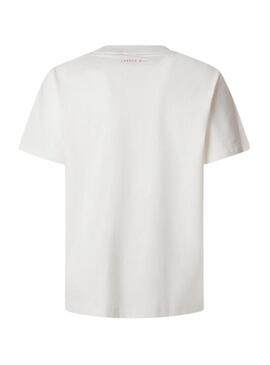 Maglietta Pepe Jeans Dumas bianca per uomo