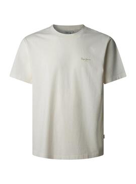 Maglietta Pepe Jeans Jacko bianca per uomo