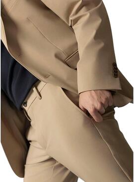 Pantaloni tecnici El Pulpo ultraleggeri beige per uomo