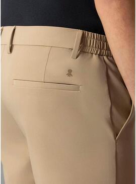 Pantaloni tecnici El Pulpo ultraleggeri beige per uomo