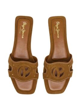 Sandali Pepe Jeans Frida Soft marrone per donna