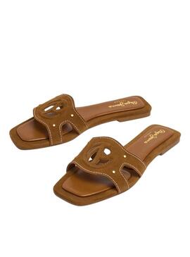 Sandali Pepe Jeans Frida Soft marrone per donna