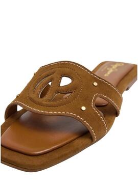 Sandali Pepe Jeans Frida Soft marrone per donna